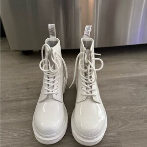 Dr. Martens White Combat Boots